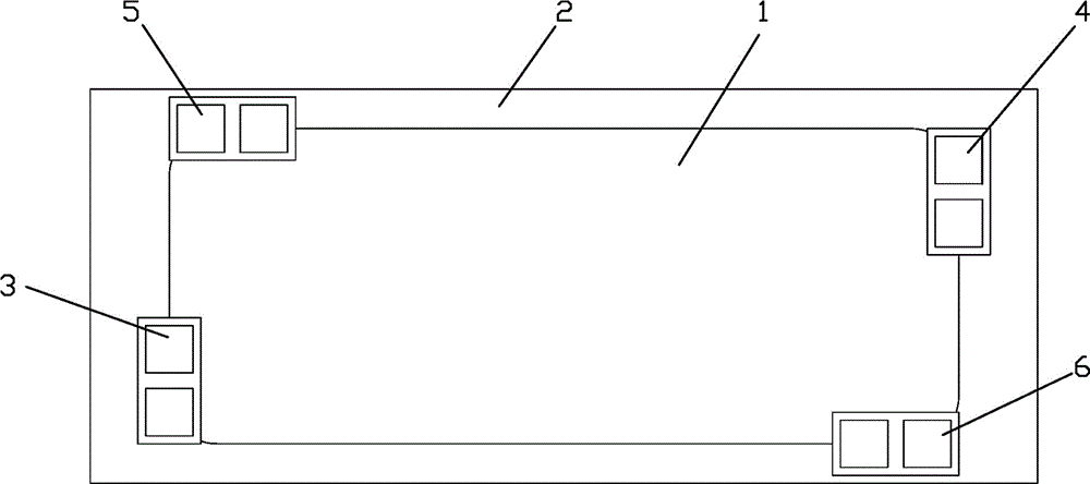 Material edge detecting method of tooling