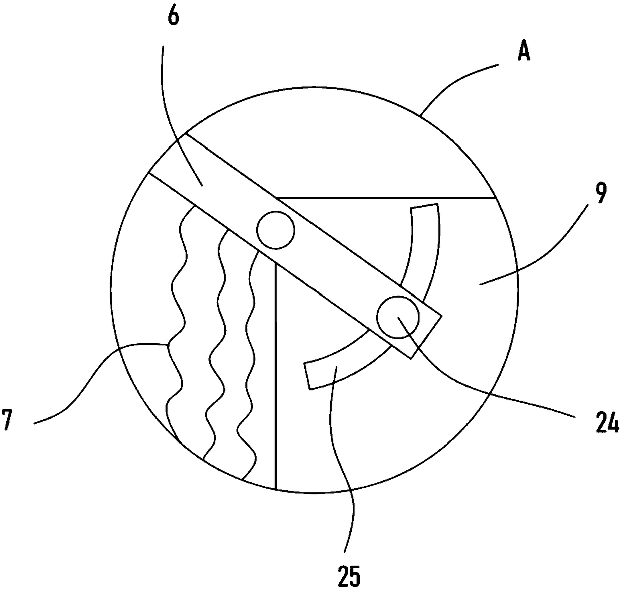 Examination illumination device for obstetrics and gynecology department