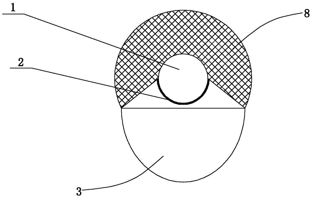 Straight-through Single-Tube Solar Absorber with Half-Oval Glass Cover