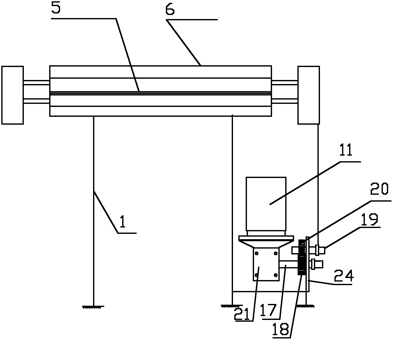 Sword bean sheller and sword bean shelling method