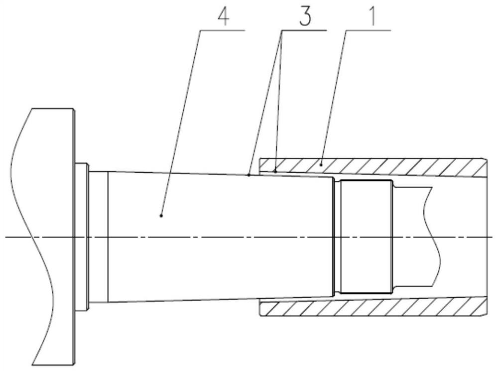 Shielded motor rotor shaft sleeve shrinkage fit process