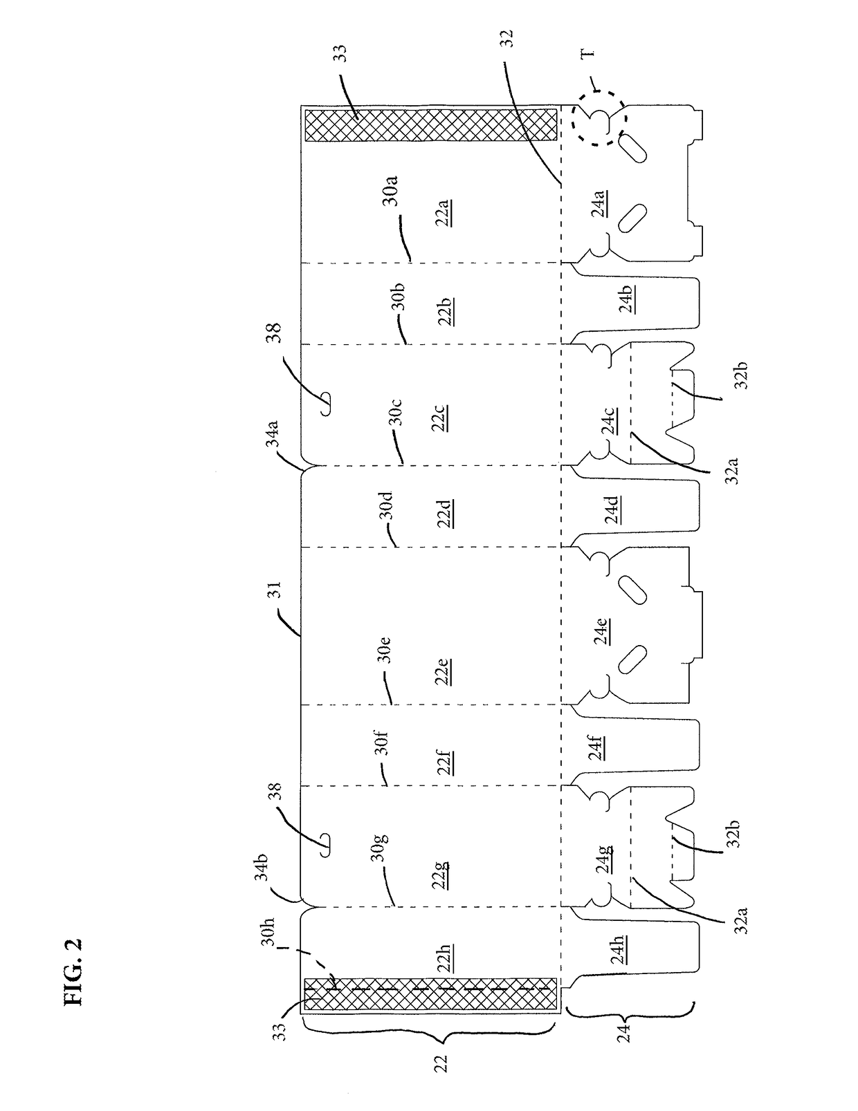 Bulk material container, sleeve and method of assembly