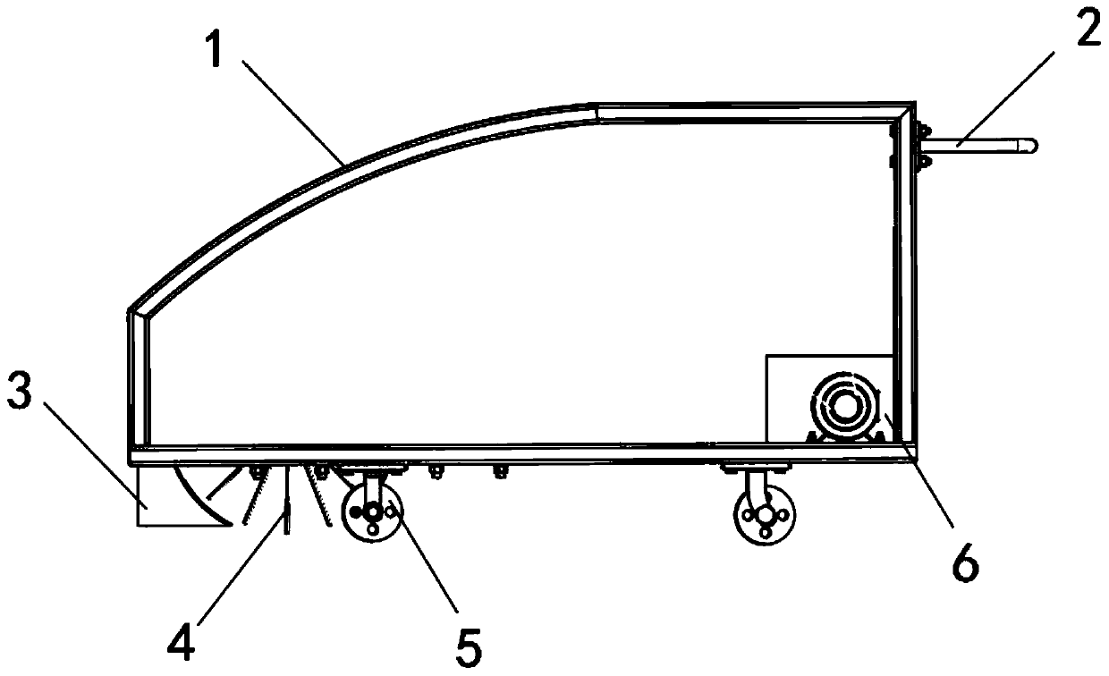 Cleaning device for sanitary treatment of production workshop and working method