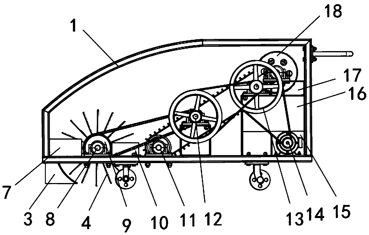 Cleaning device for sanitary treatment of production workshop and working method