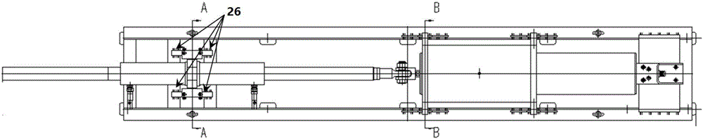 Seal performance test device of airplane landing gear buffer