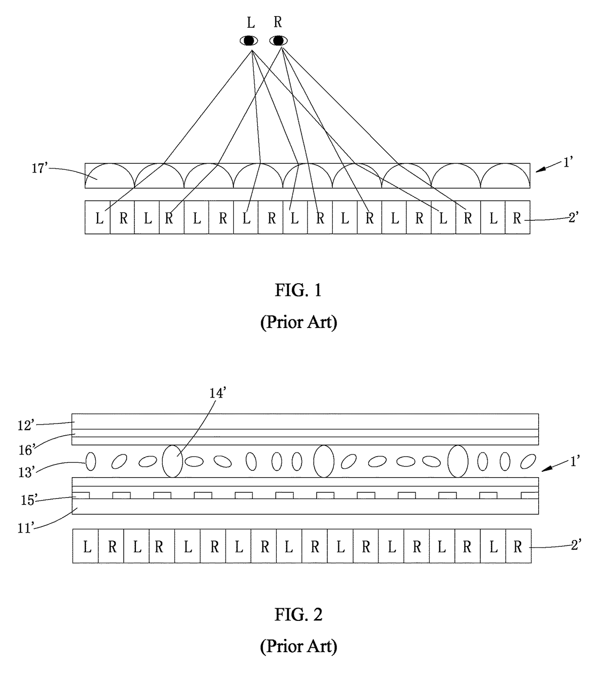 2D/3D switchable stereoscopic display device