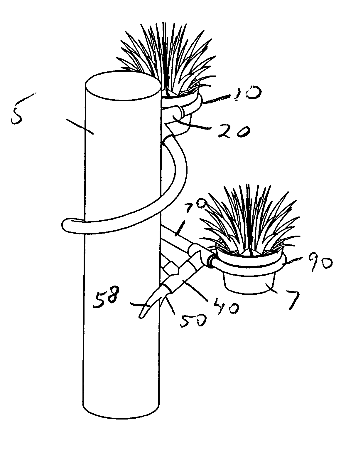 Spiral/coil wrap stand