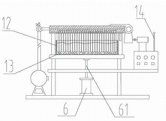 Apparatus used for detecting test tube leakage