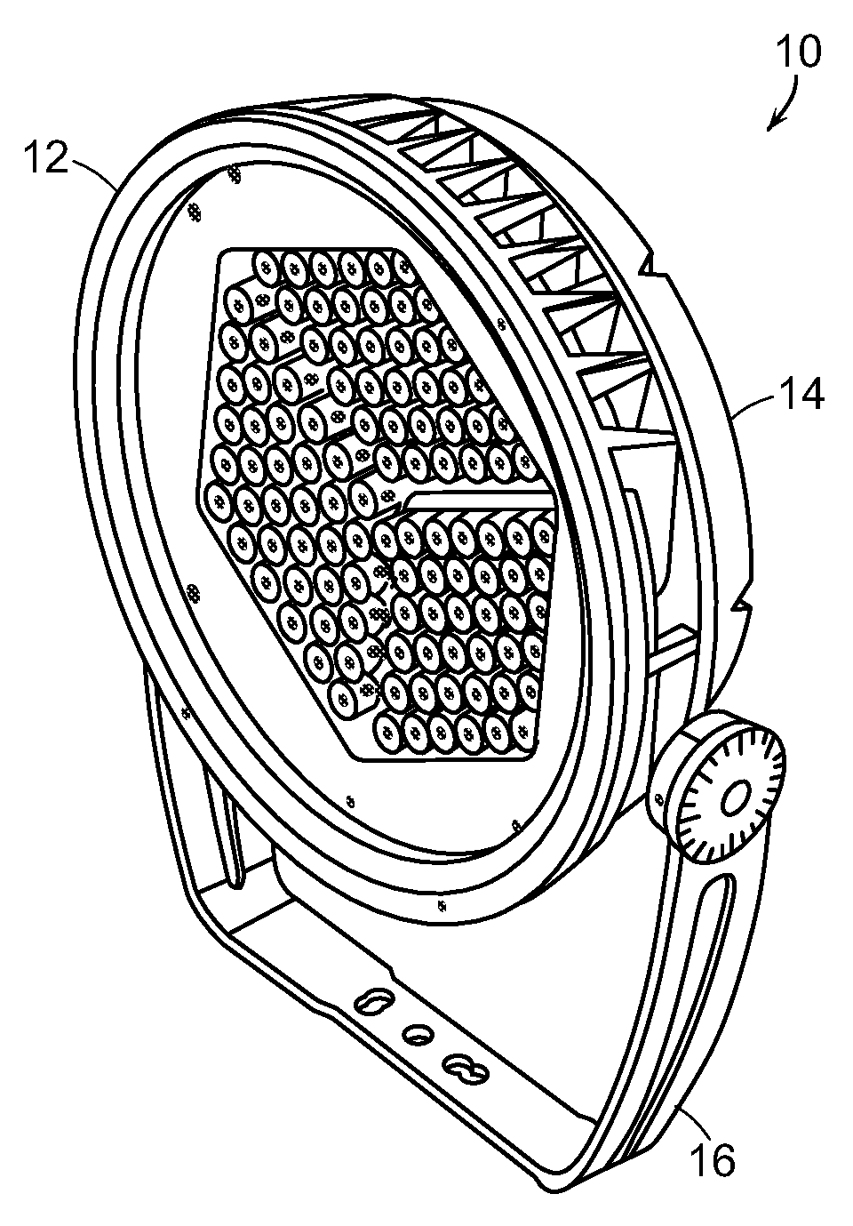 High powered light emitting diode lighting unit