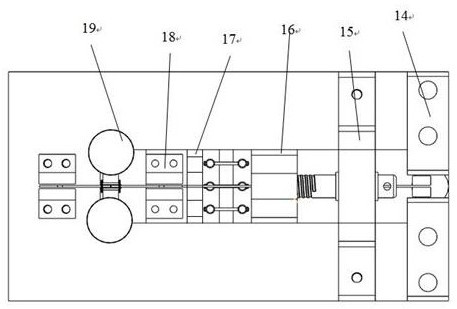 A constant stress loading hydrogen permeation test device and test method