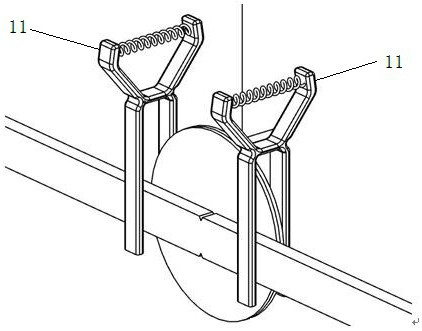 A constant stress loading hydrogen permeation test device and test method