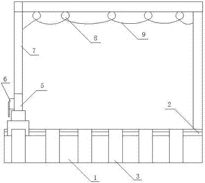 Printing numerically-controlled flame cutting machine