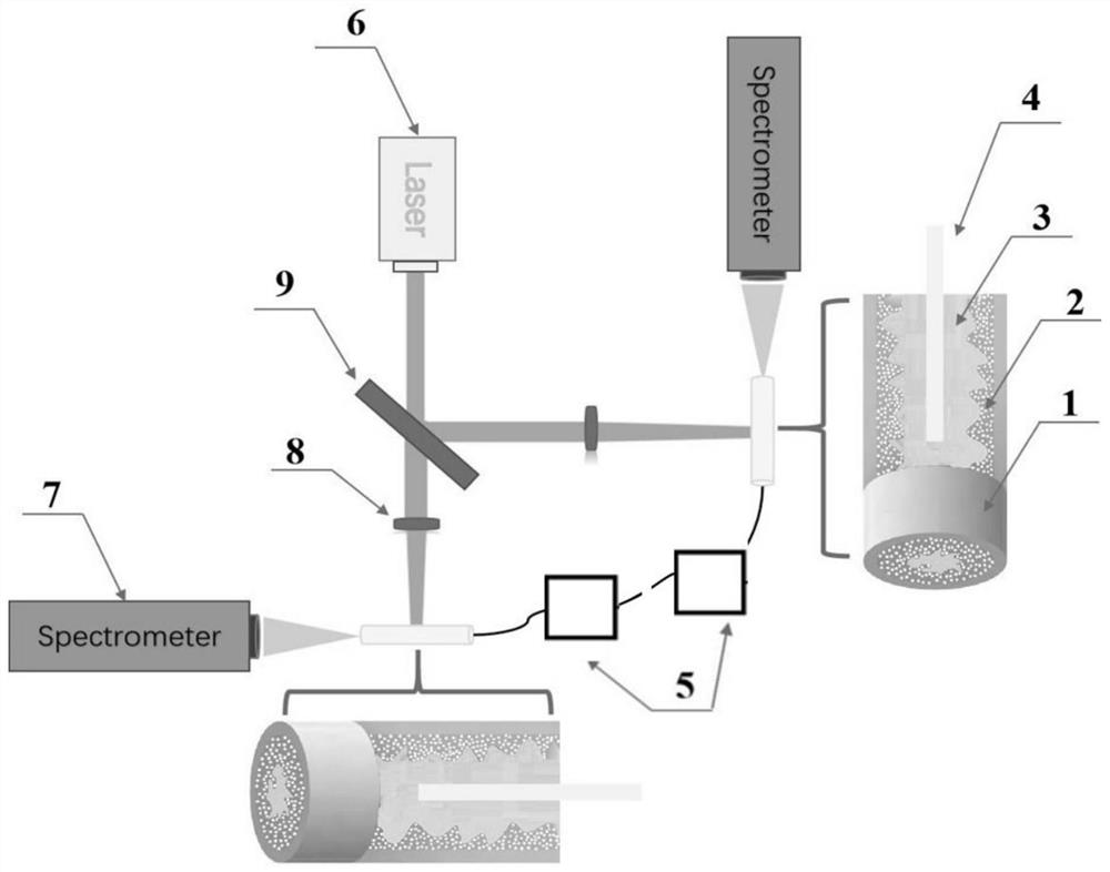 Random laser generation, spectrum synchronization and code sharing method