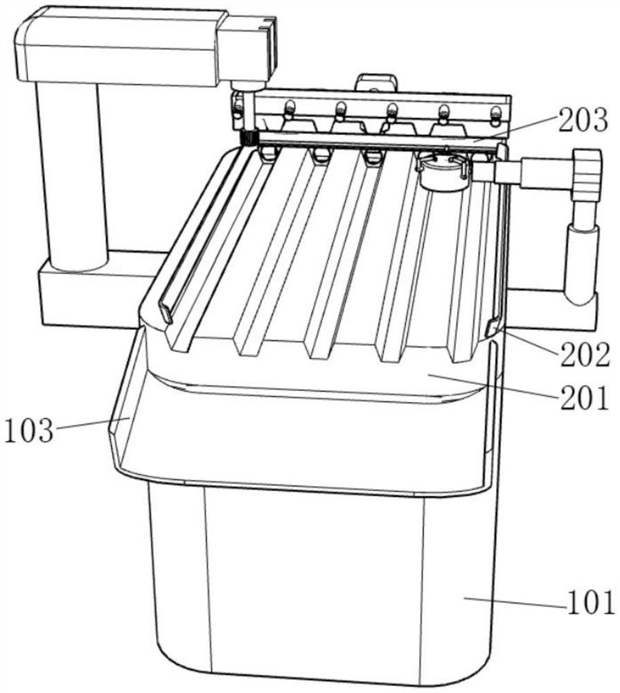 Self-cleaning efficient machining numerical control machine tool