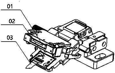 Wire arrangement testing change-over device for cellphone screen