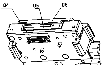 Wire arrangement testing change-over device for cellphone screen