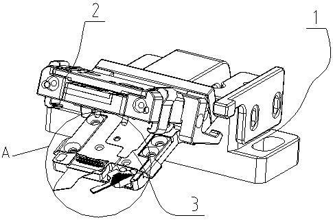 Wire arrangement testing change-over device for cellphone screen