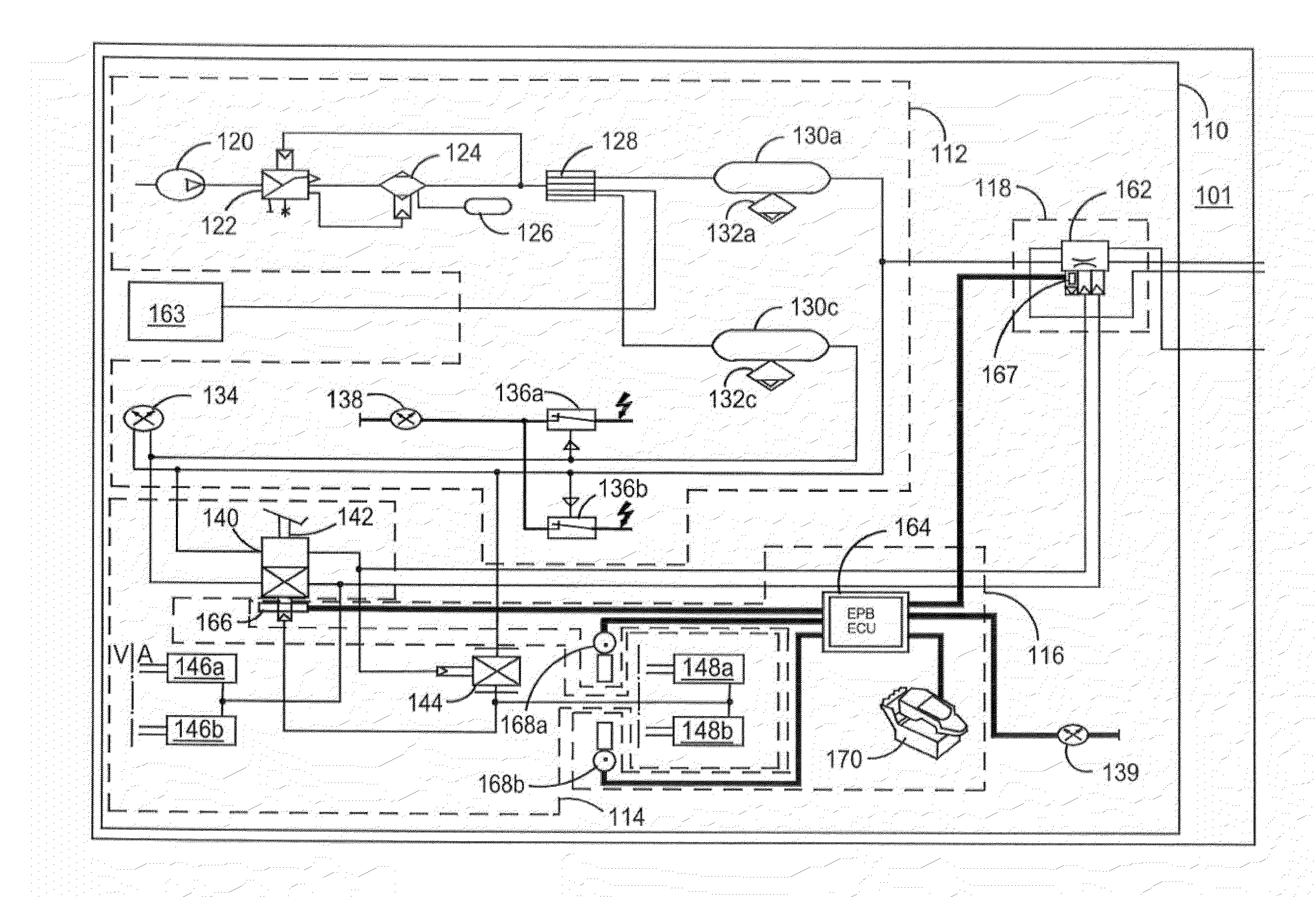 Brake system and method