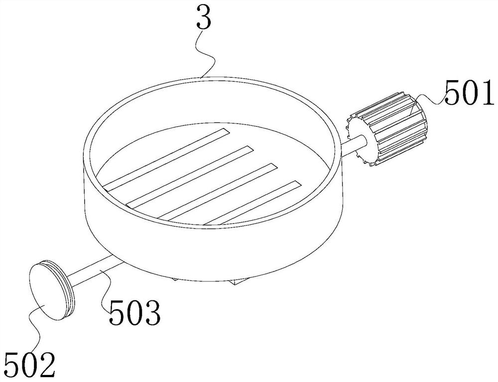 A material feeding structure for an extruder used in the production of plastic steel profiles