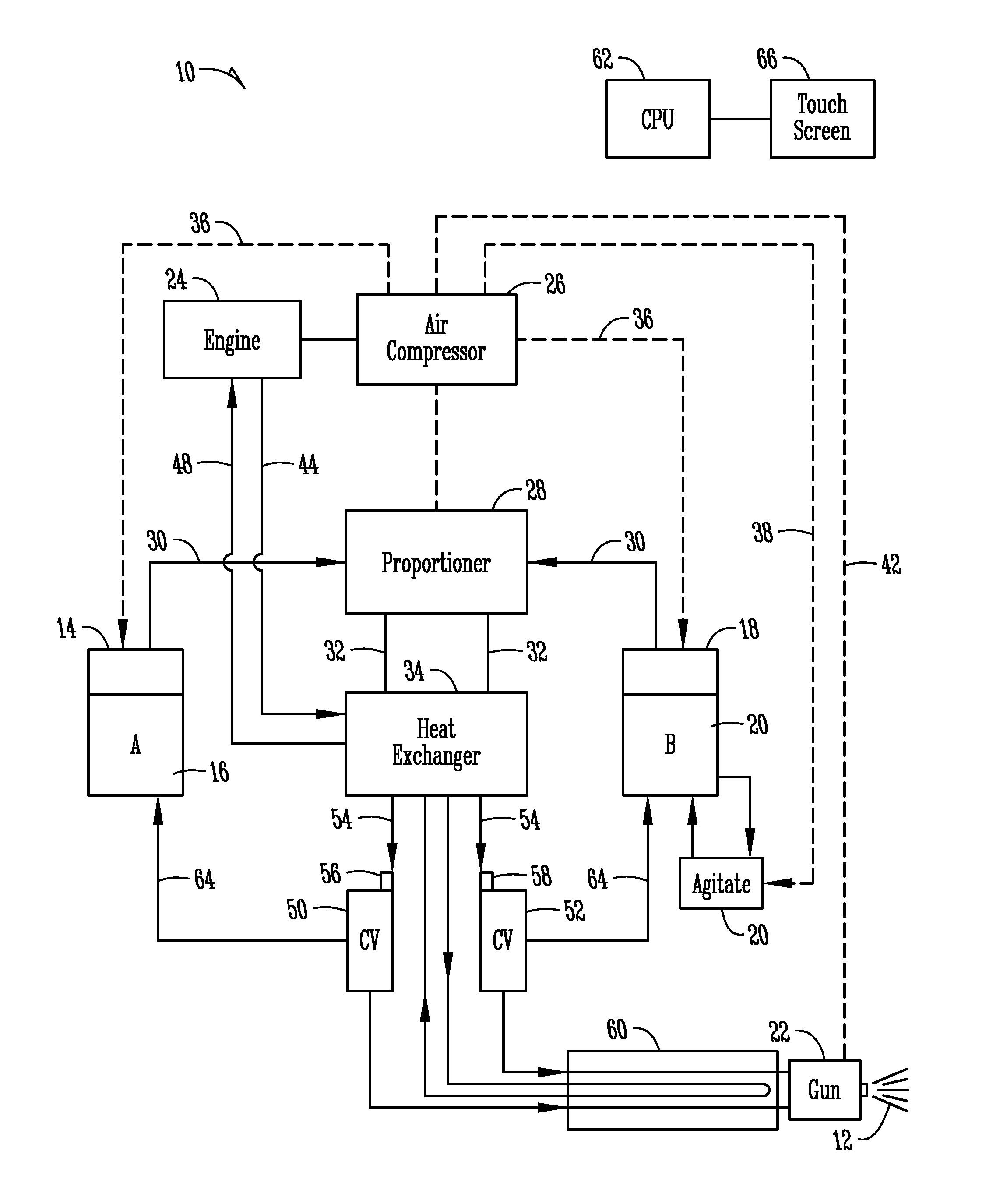 Plural component mixing system