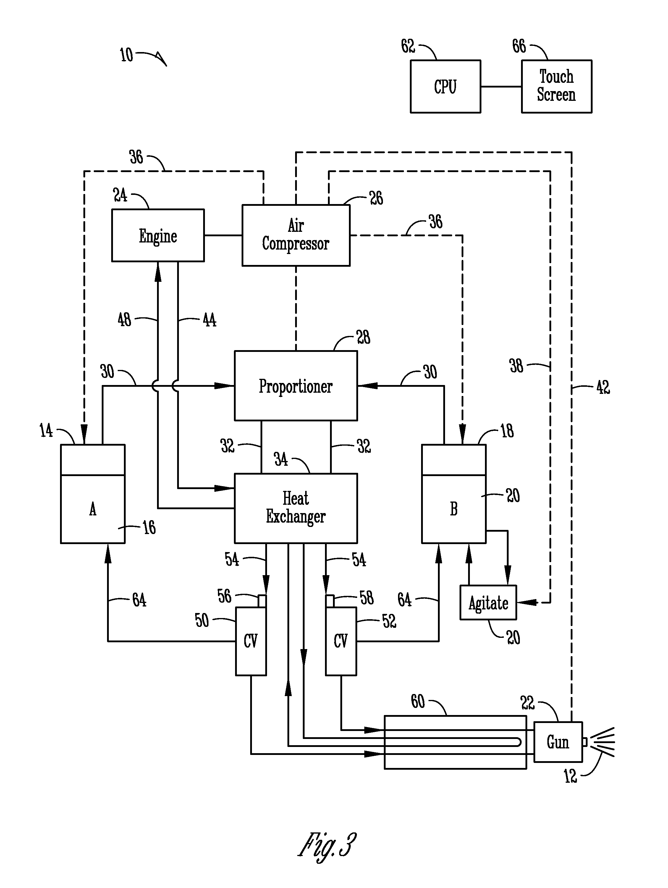 Plural component mixing system