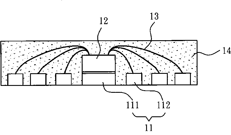 Multi-chip semiconductor package structure without outer leads and lead frame thereof