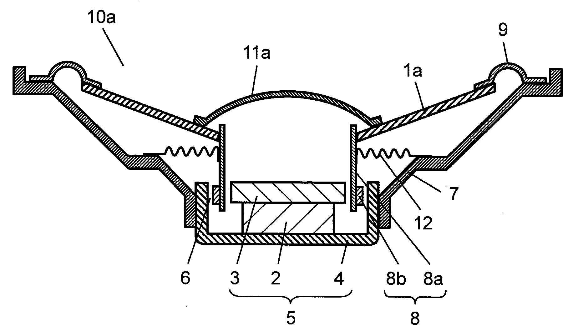 Diaphragm for speaker, frame for speaker, dust cap for speaker, speaker and apparatus using them, and method for manufacturing component for speaker