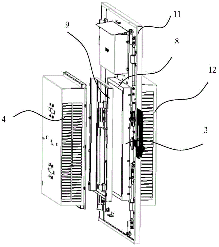 Positive-pressure ventilating outdoor cabinet