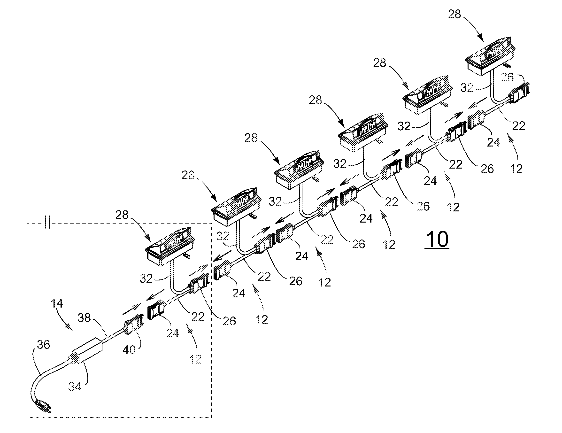 Electrical system with circuit limiter