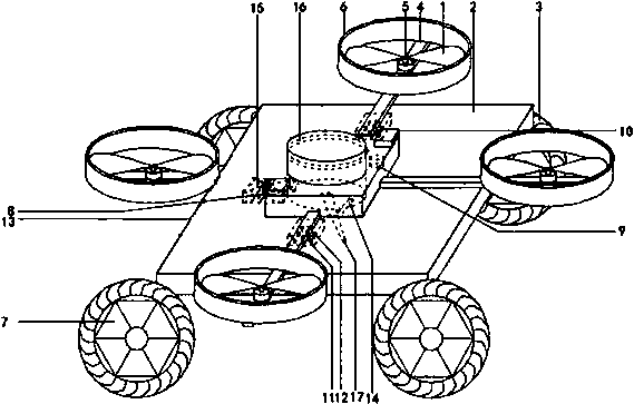 Tunnel primary support and secondary lining quality detection equipment based on adsorption type unmanned aerial vehicle carrying platform