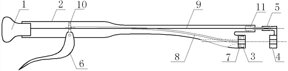 Extra-cavity anastomotic method and ectropion type extra-cavity anastomat