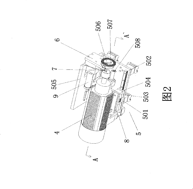 High-speed vertical glass drilling machine