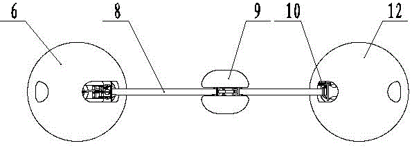 Single-arm folding insertion type +/-1,100kV ultrahigh-voltage direct-current disconnecting switch