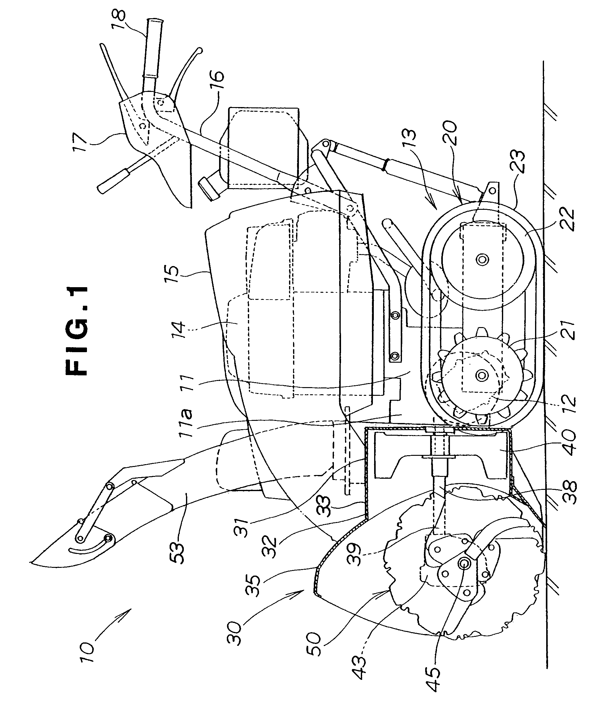 Snow removal machine