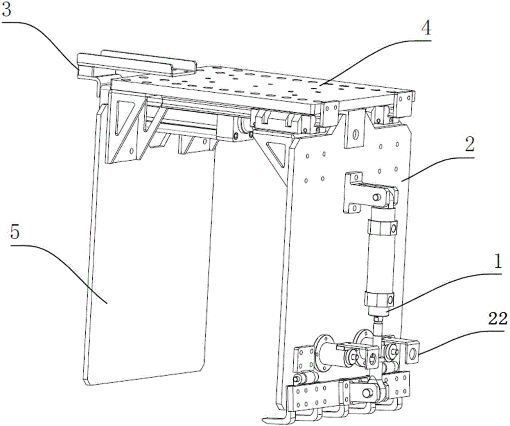 Stacking mechanical arm device