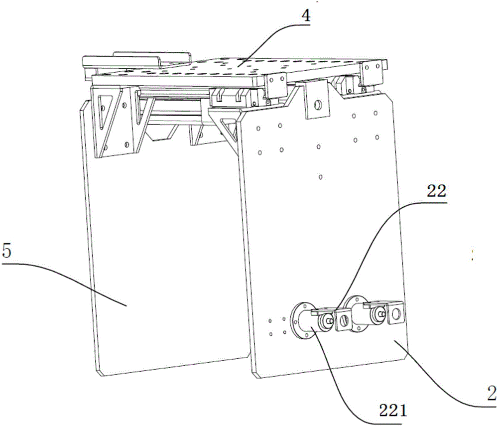 Stacking mechanical arm device