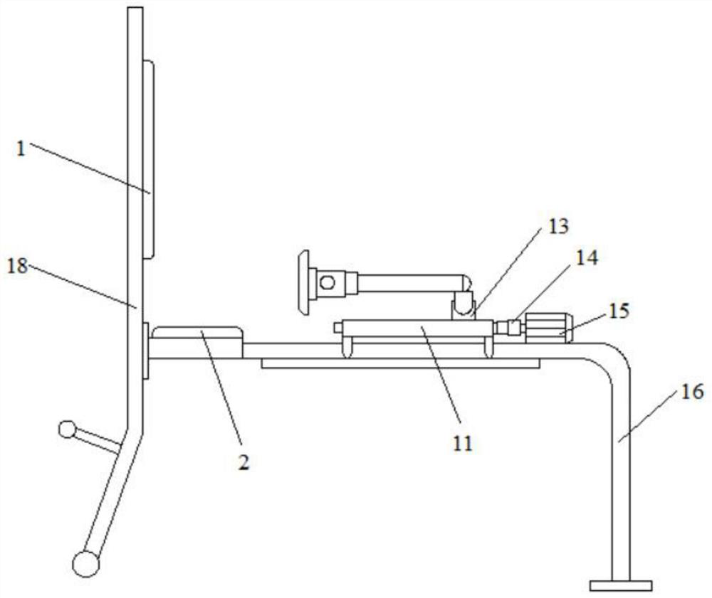 Metal frame crotch pulling equipment structure