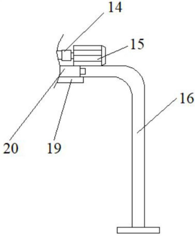 Metal frame crotch pulling equipment structure