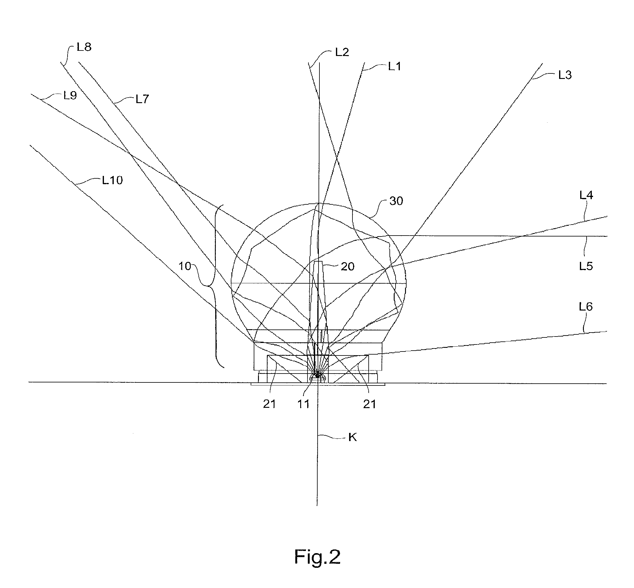 Light emitting device and bulb-type LED lamp