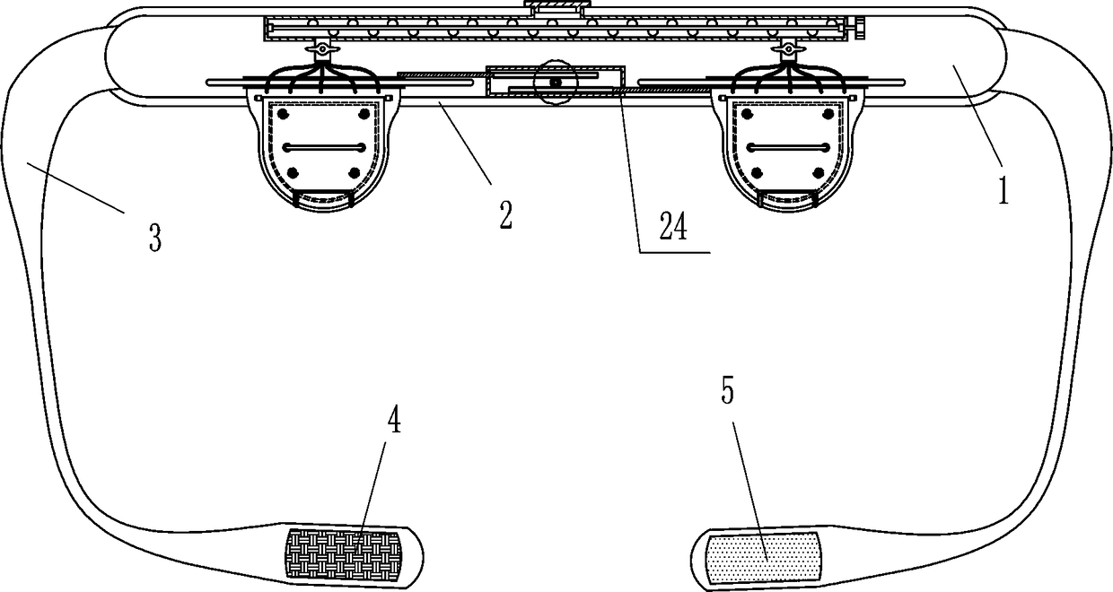 Head-mounted type eye medicine applicator