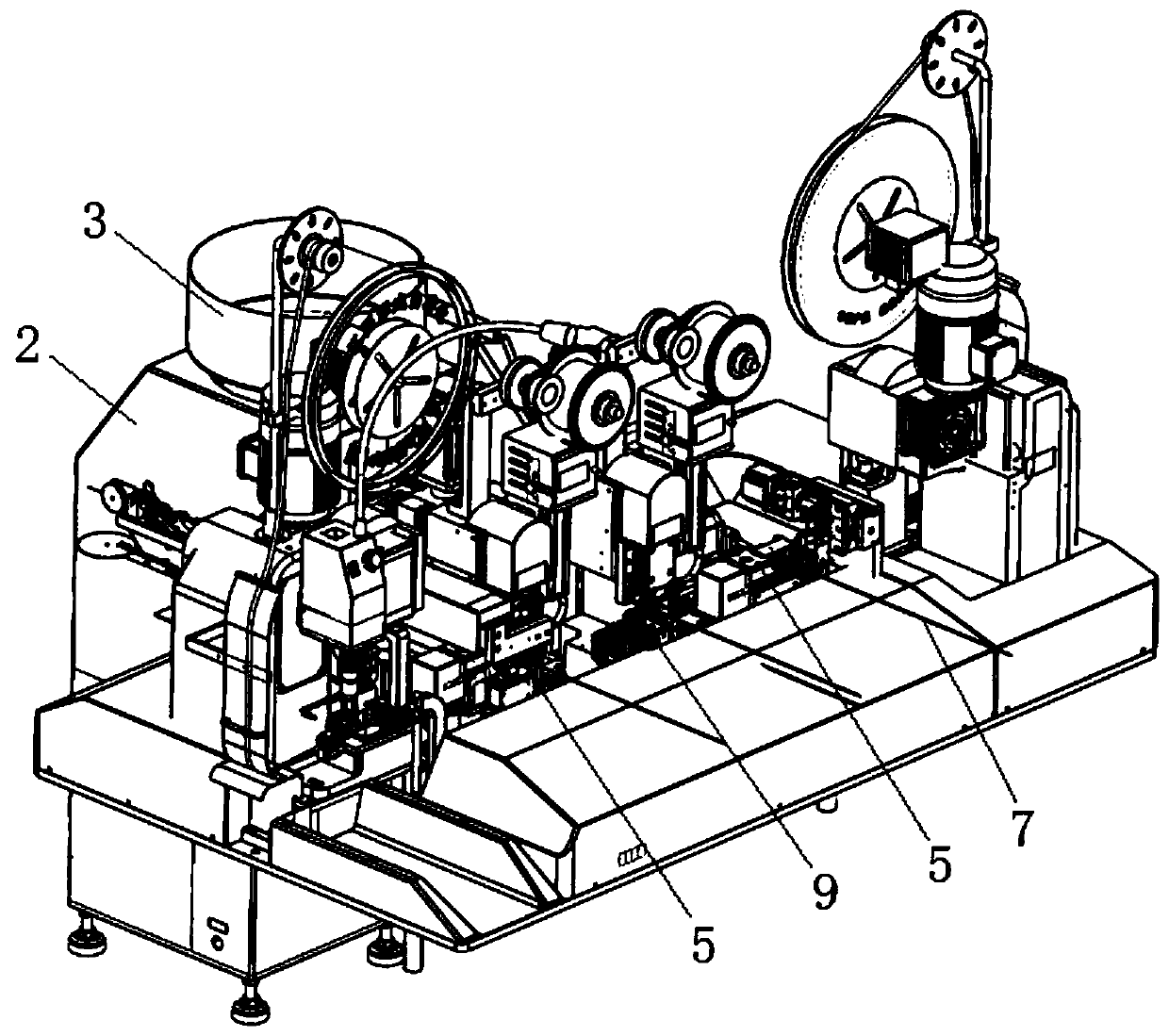 Full-automatic copper strip machine and operation method thereof