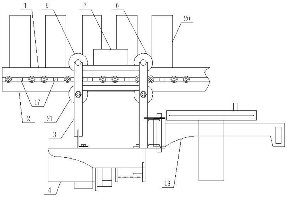 Furnace tube hoisting device