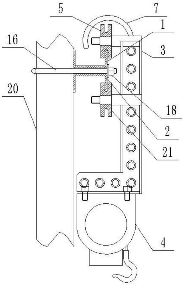 Furnace tube hoisting device