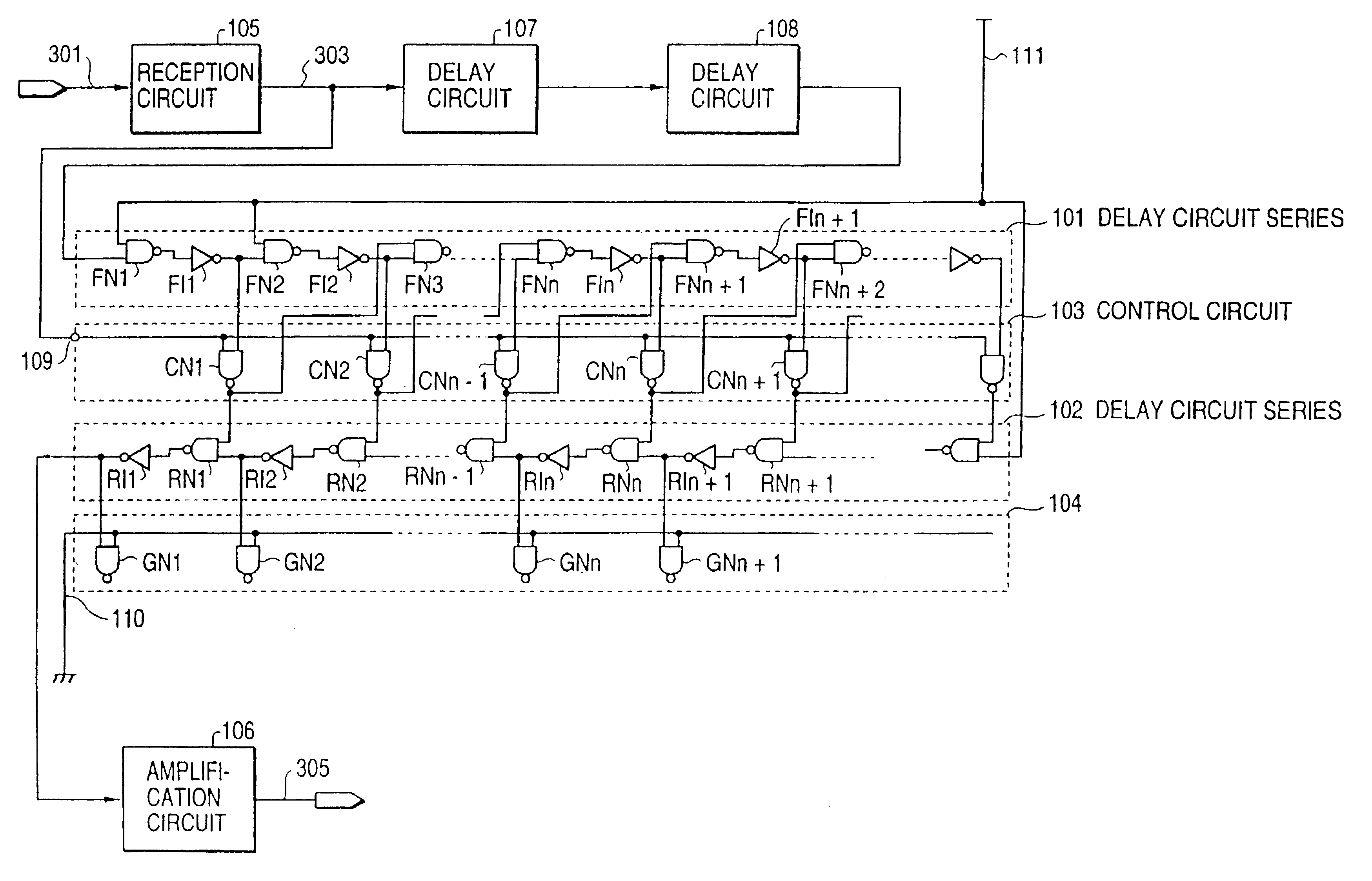 Delay circuit device