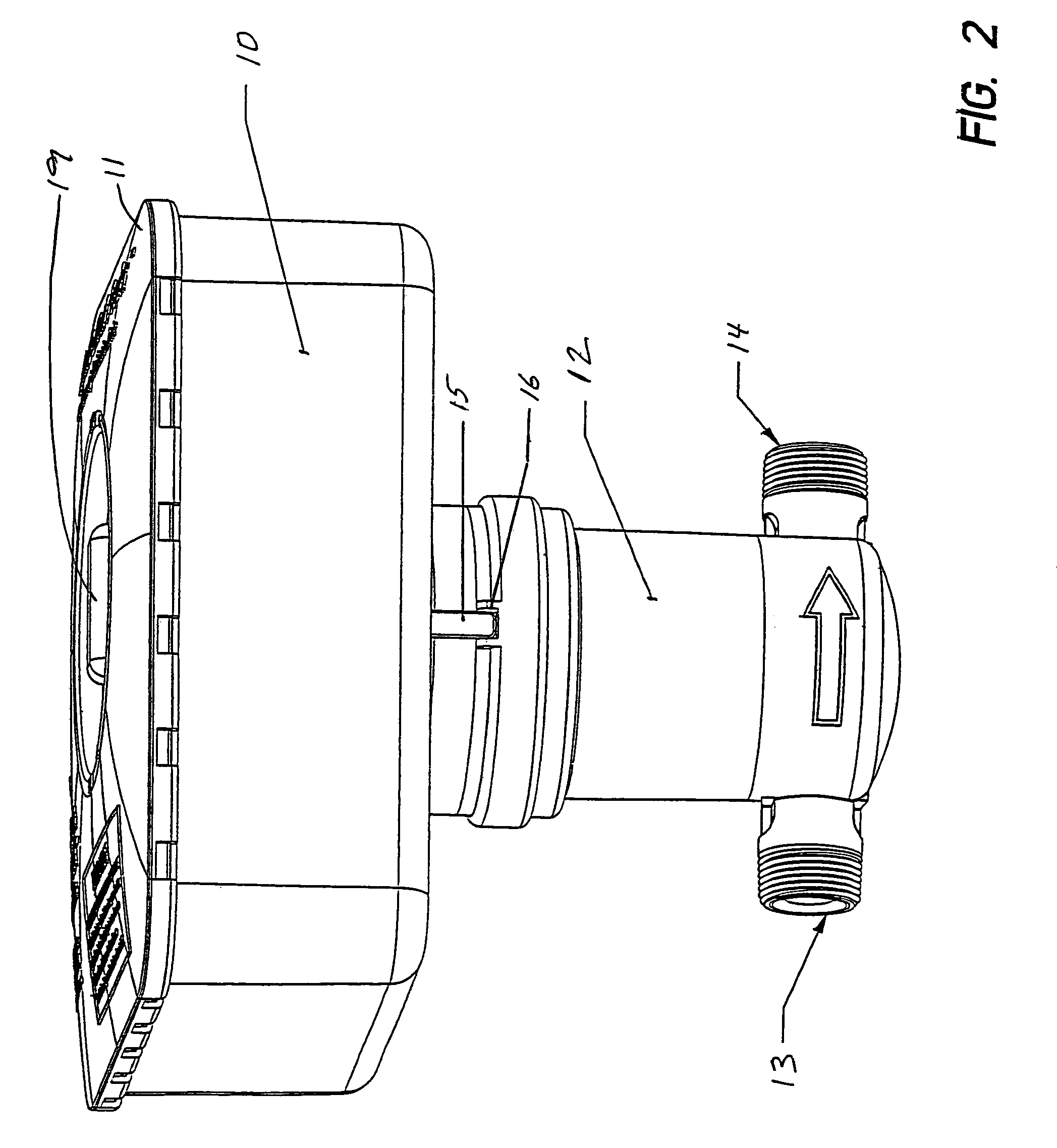 Apparatus for adding fertilizer to water in an underground sprinkling system and fertilizer therefor