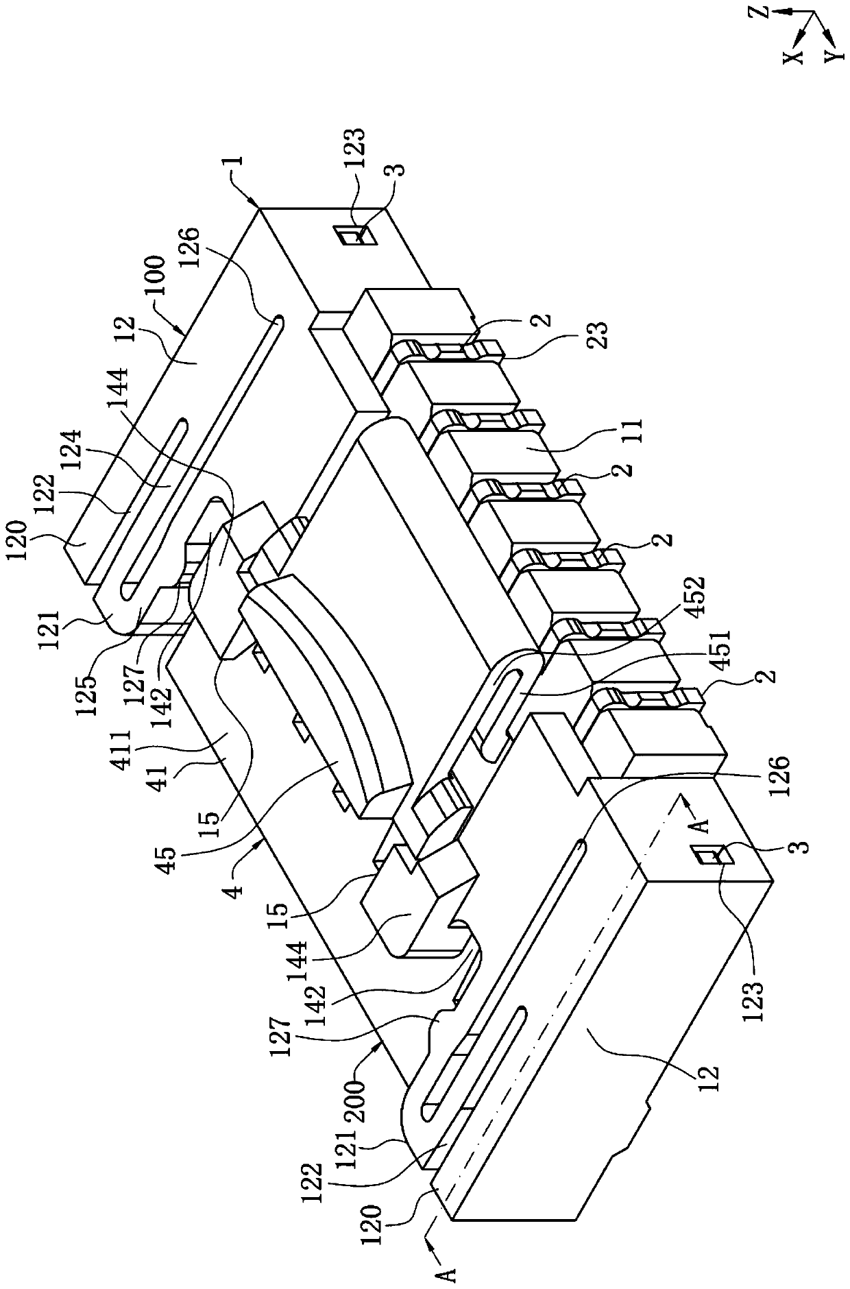 Plug connector and connector combination with same