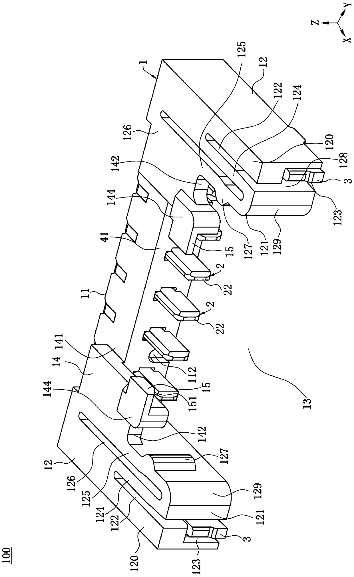 Plug connector and connector combination with same