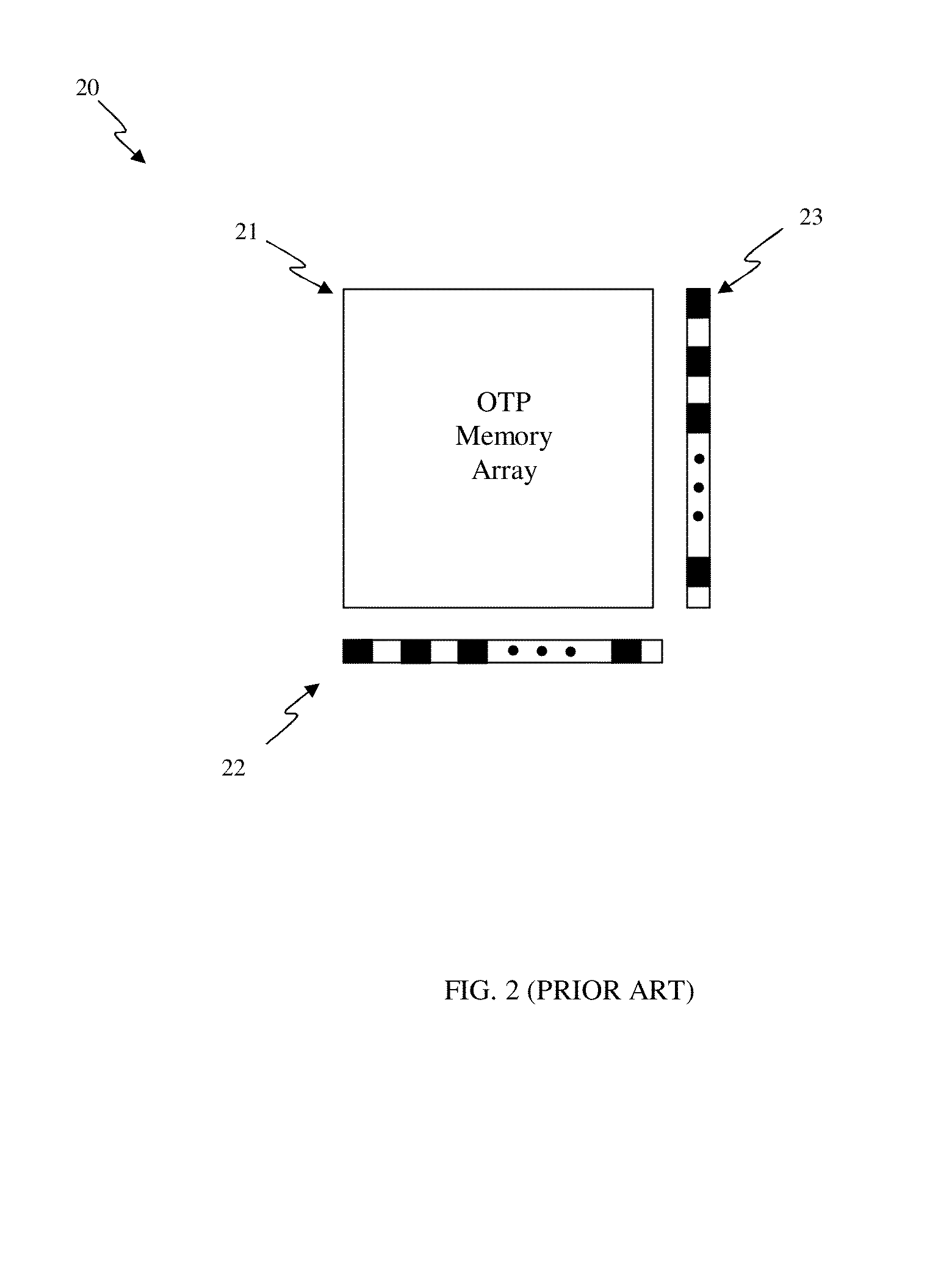 Circuit and system for testing a one-time programmable (OTP) memory