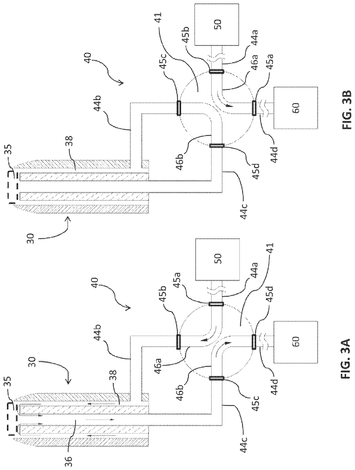 Methods and systems for increasing sensitivity of direct sampling interfaces for mass spectrometric analysis