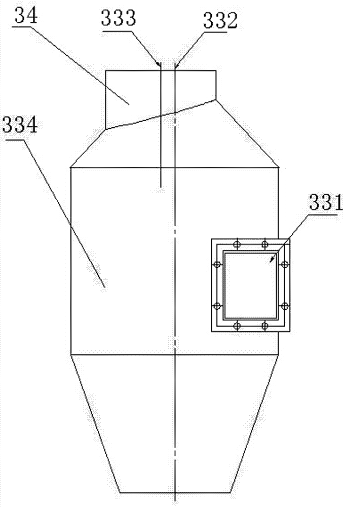 Cyclone separating barrel and cleaning system and combine harvester using cyclone separating barrel